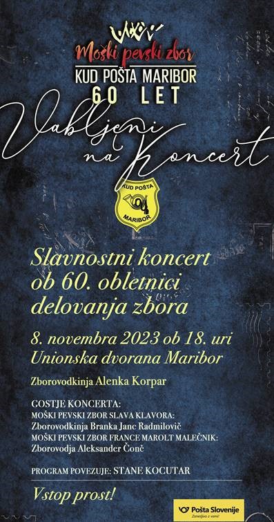 Slavnostni koncert ob 60. obletnici delovanja zbora